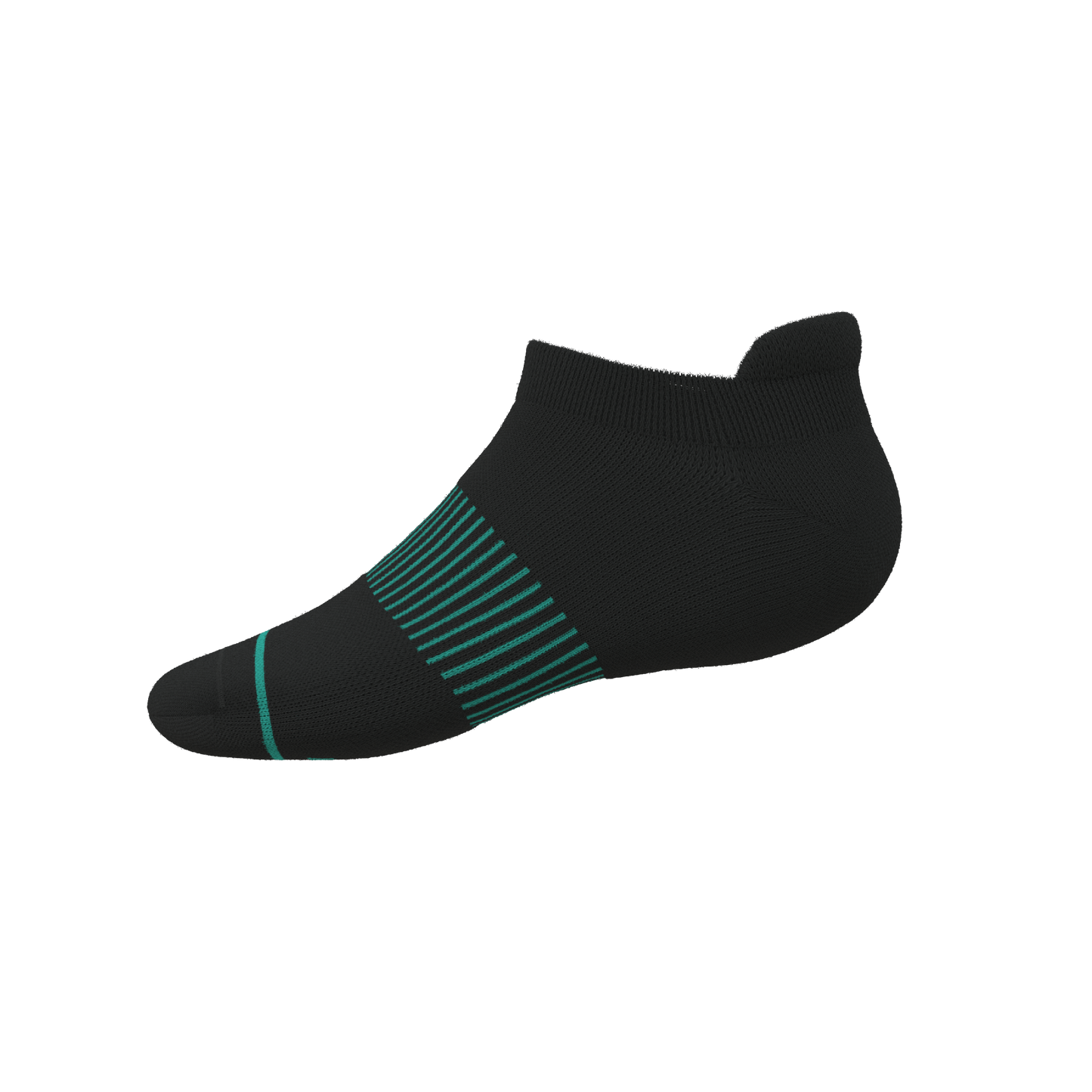 The Threat Level Midnight | Black Stay Weird Heel Hammock™ Ankle Socks