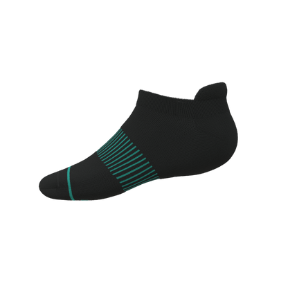 The Threat Level Midnight | Black Stay Weird Heel Hammock™ Ankle Socks