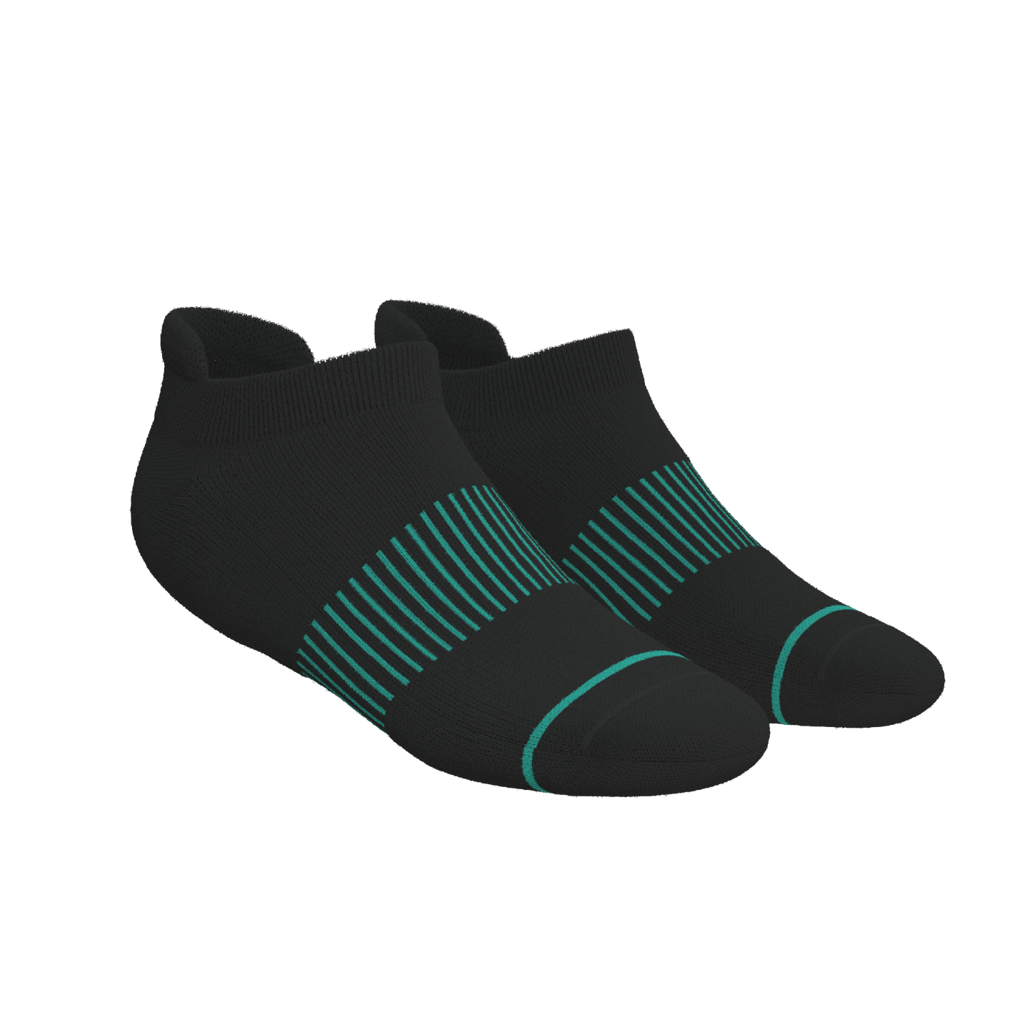 The Threat Level Midnight | Black Stay Weird Heel Hammock™ Ankle Socks