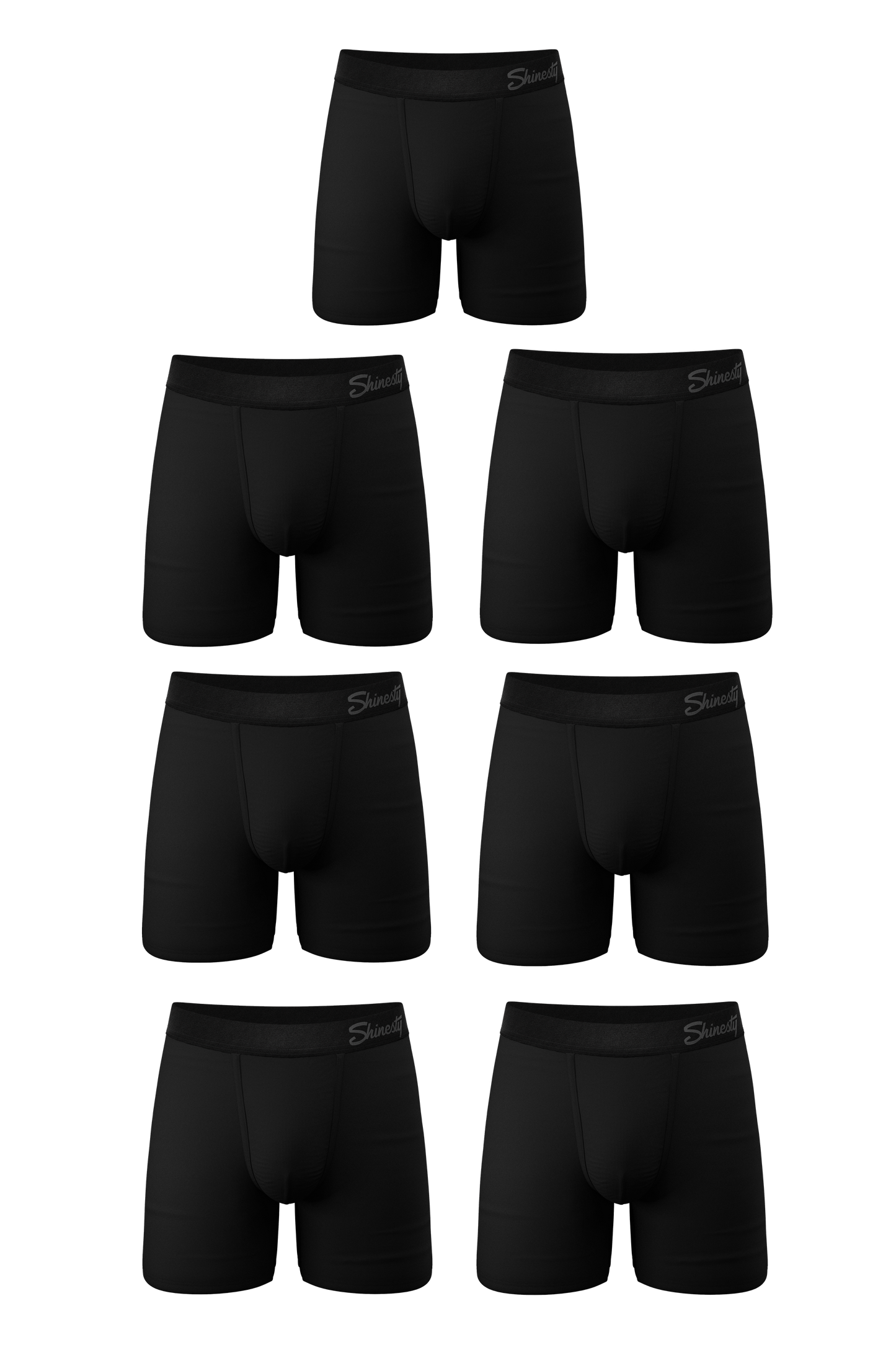 The Threat Level Midnight | Black Ball Hammock® Pouch Underwear With Fly 7 Pack