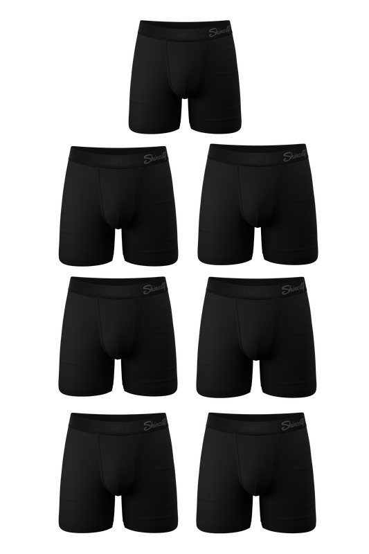 The Threat Level Midnight | Black Ball Hammock® Pouch Underwear With Fly 7 Pack