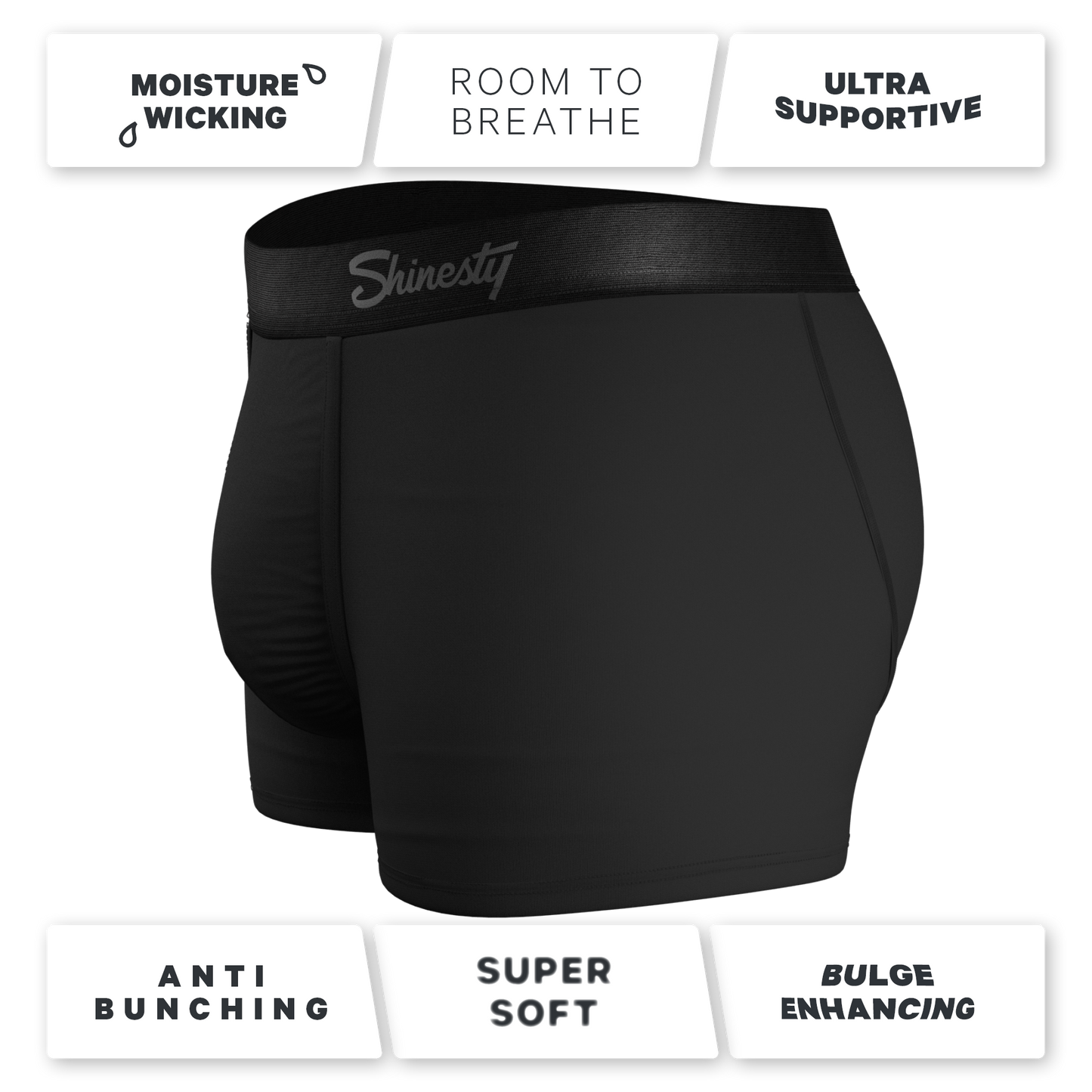 The Threat Level Midnight | Black Ball Hammock® Pouch Trunks Underwear 3 Pack