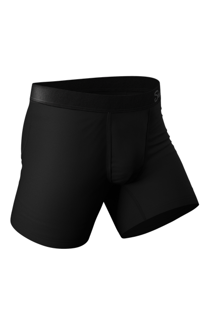 The Threat Level Midnight | Black Ball Hammock® Boxer and Ball Cream Pack