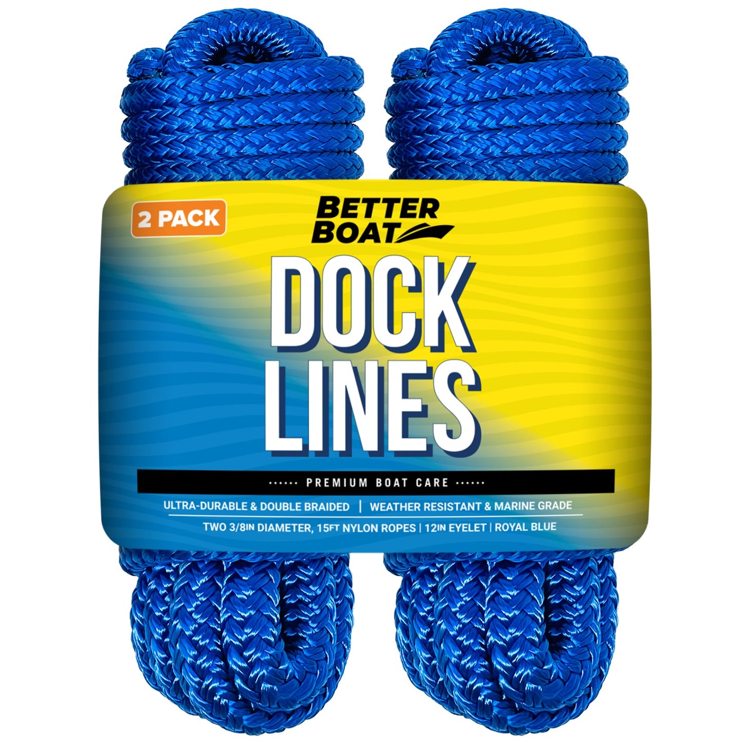 3/8" Dock Lines 15FT