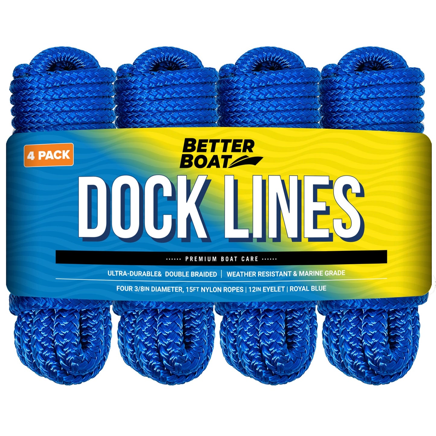 3/8" Dock Lines 15FT