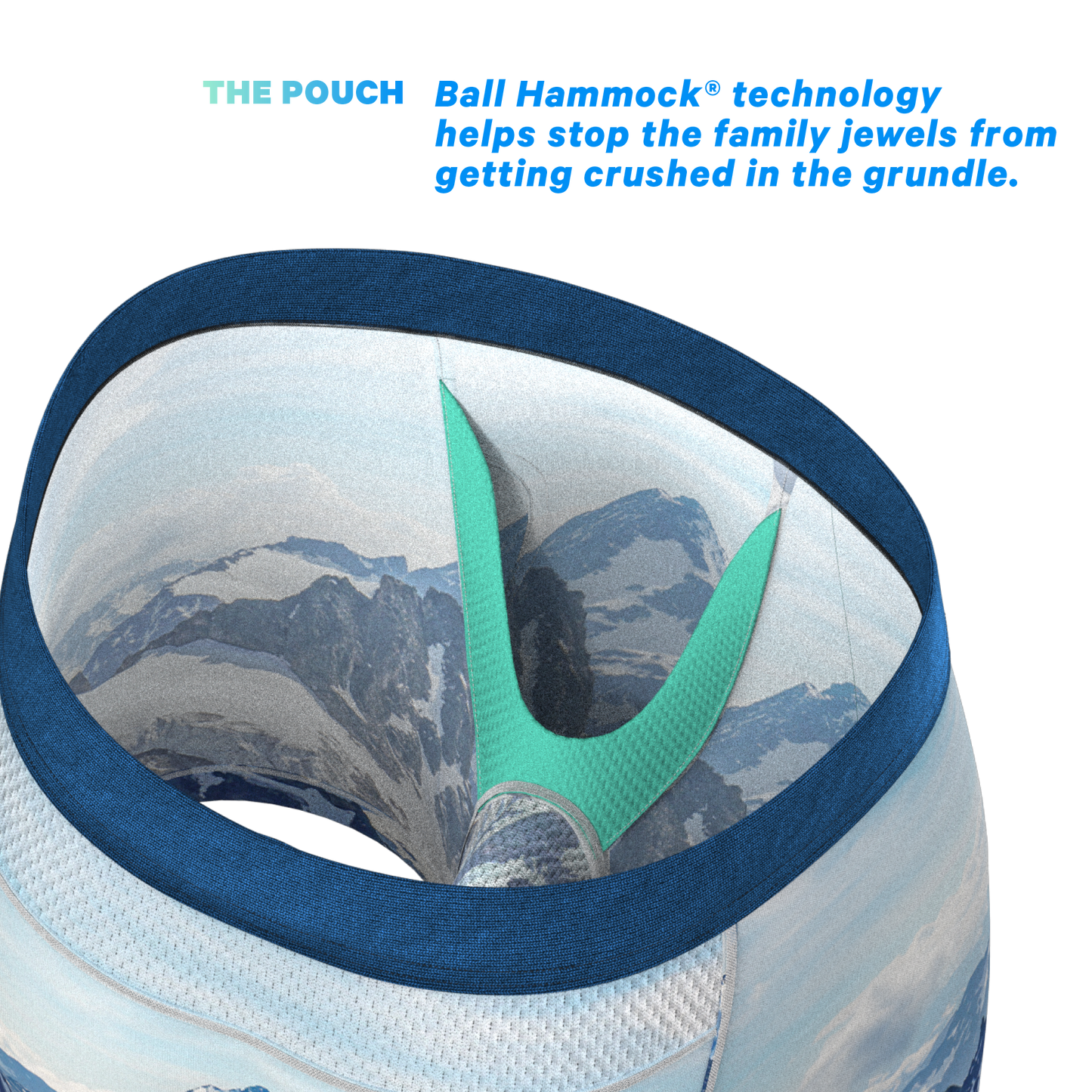 The Titlis Tip | Mountain paradICE™ Cooling Ball Hammock® Underwear