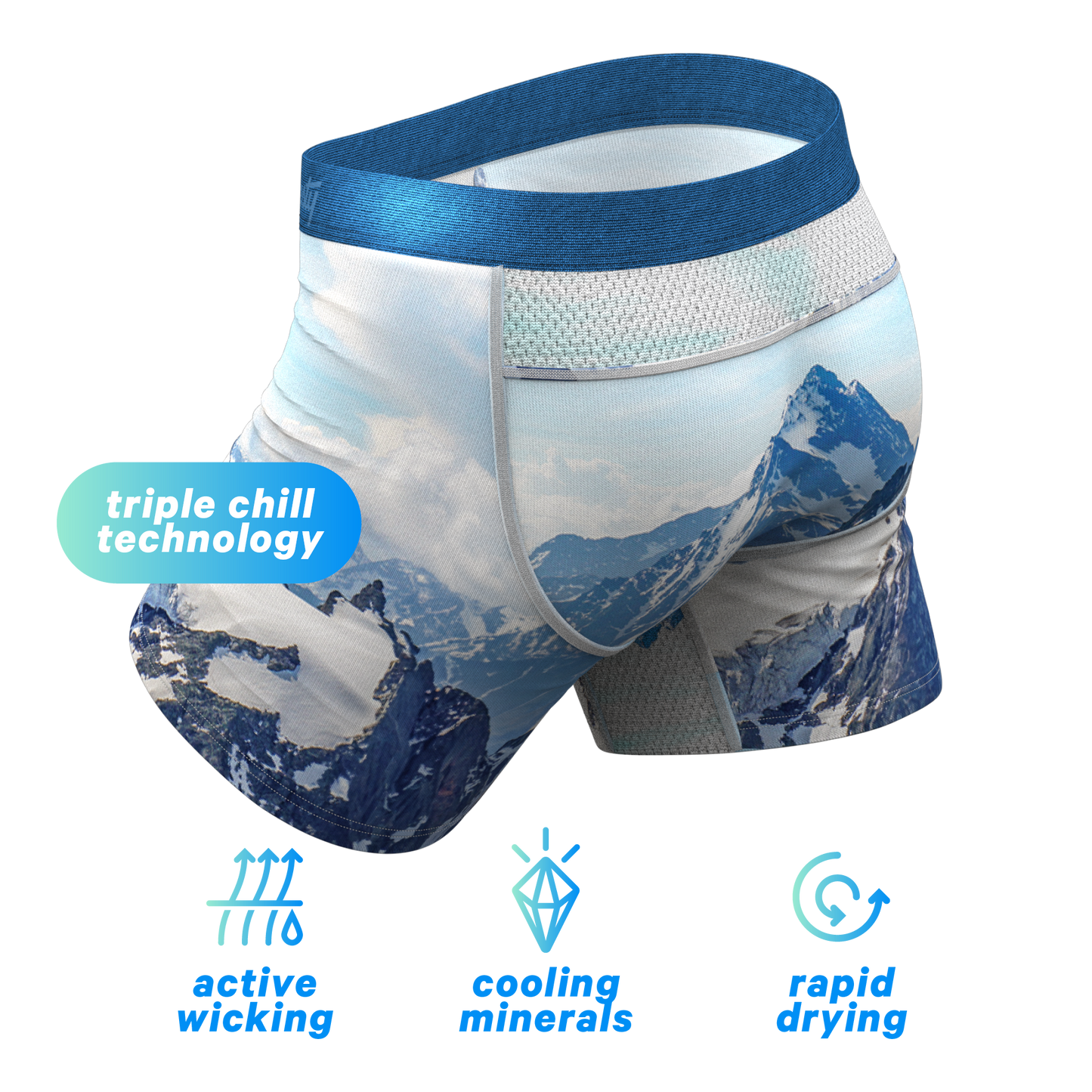 The Titlis Tip | Mountain paradICE™ Cooling Ball Hammock® Underwear