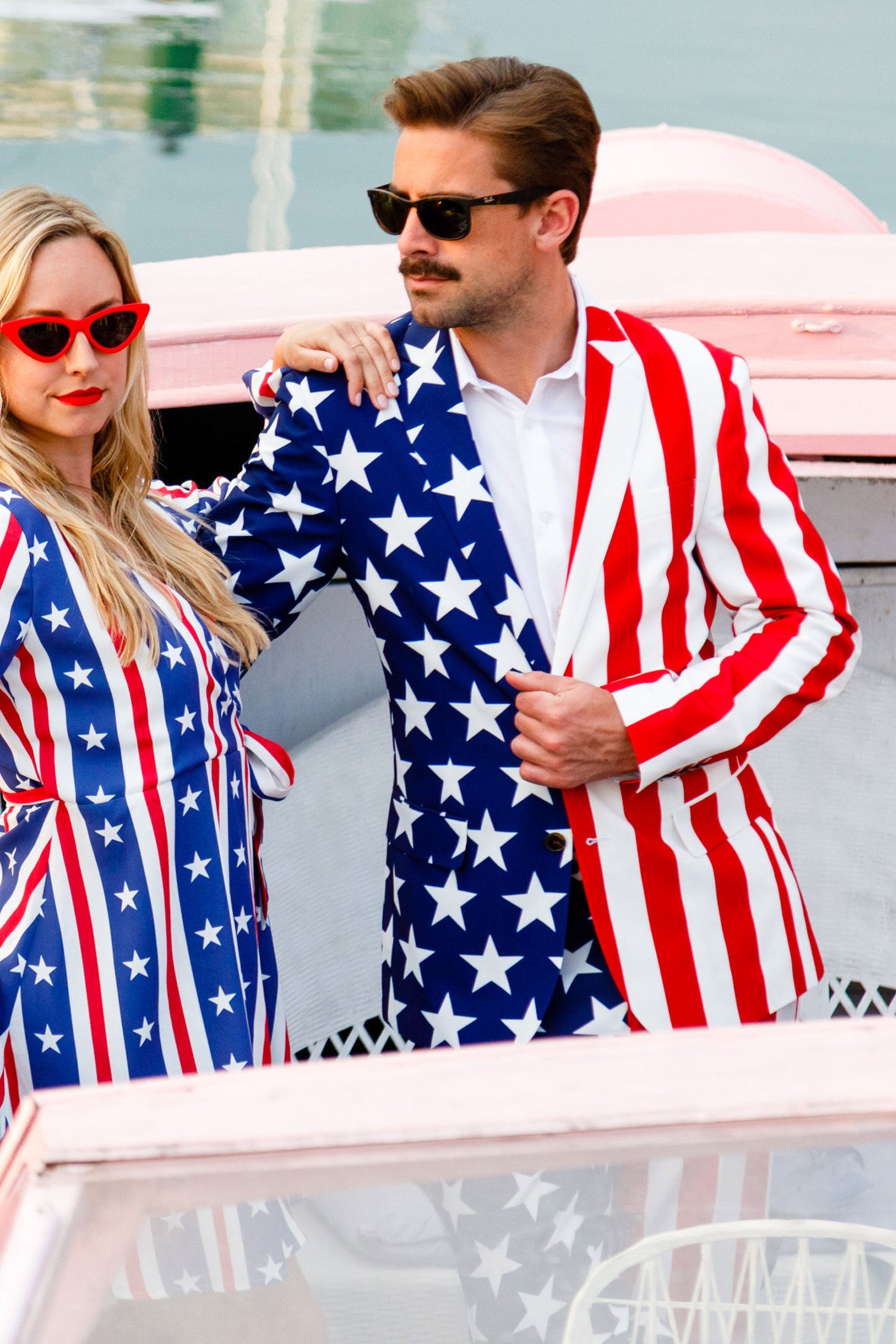 The Tommy J | American Flag Suit Jacket