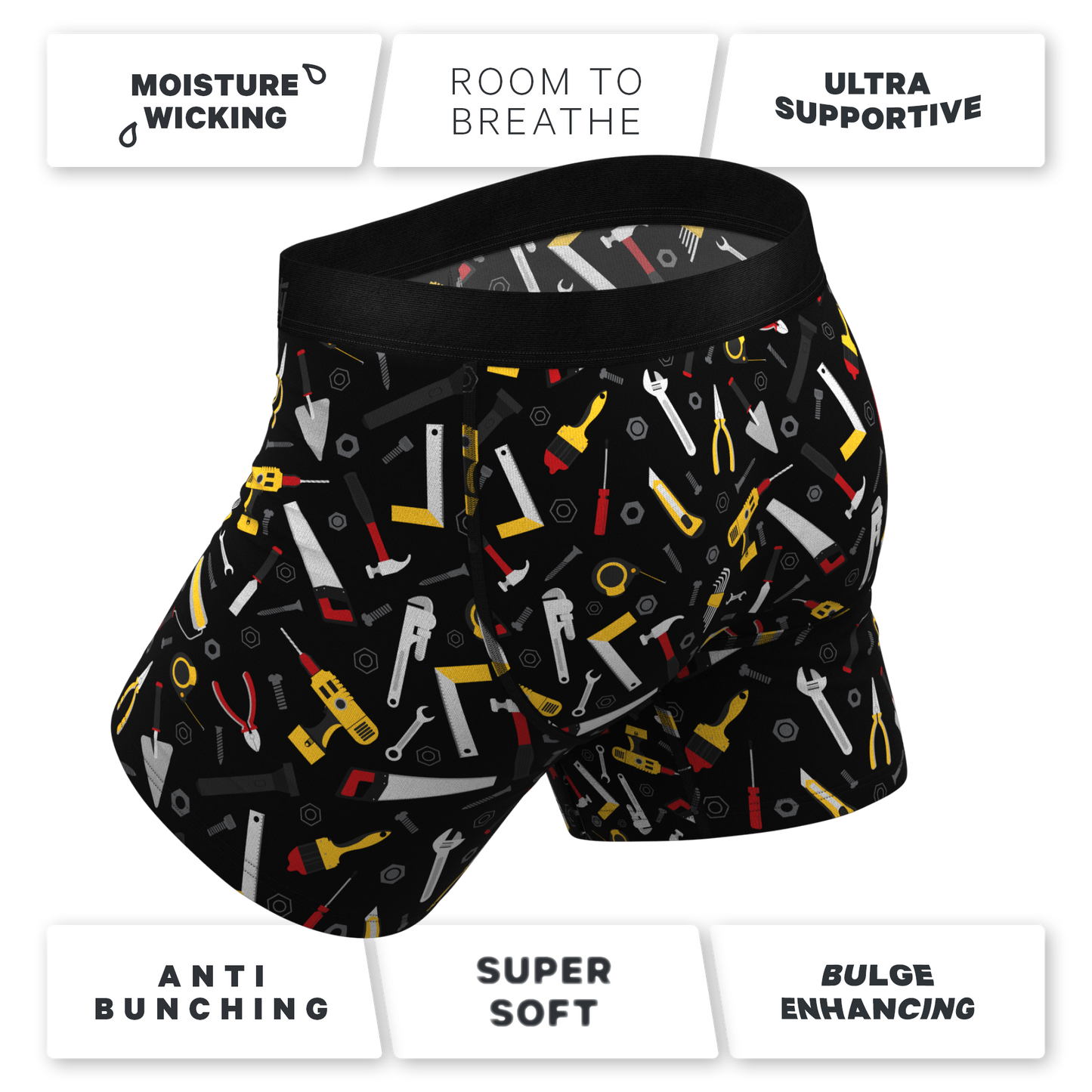 The Tool Belt | Hammer and Tools Ball Hammock® Pouch Underwear