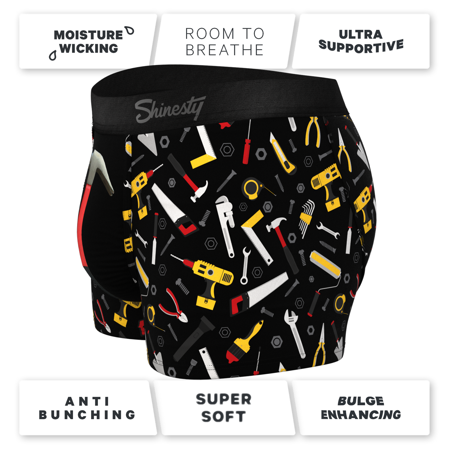 The Tool Belt | Hammer and Tools Ball Hammock® Pouch Trunks Underwear