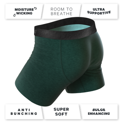 The Tree Falls | Forest Green Ball Hammock® Pouch Underwear With Fly