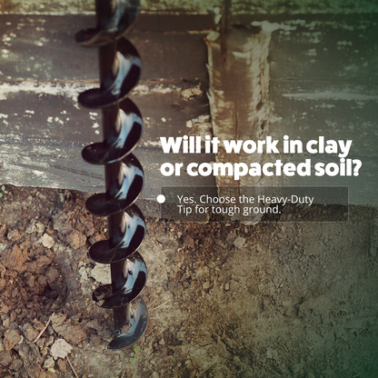 Tree Planting Auger Bit (2" x Standing Lengths)