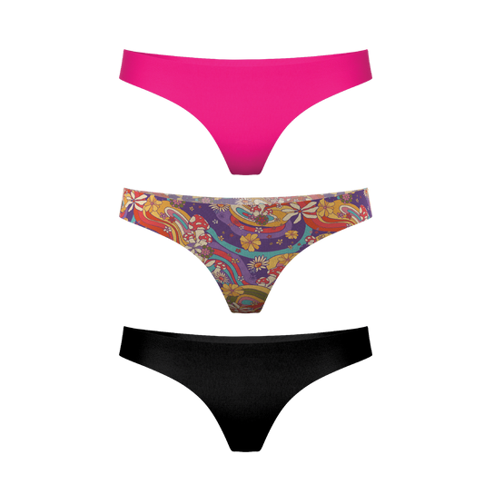 The Trio | Women's Thong Underwear 3 Pack