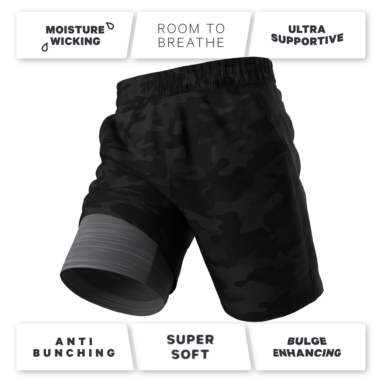 The Triple Threat | Ball Hammock® 5 Inch Athletic Shorts 3 Pack