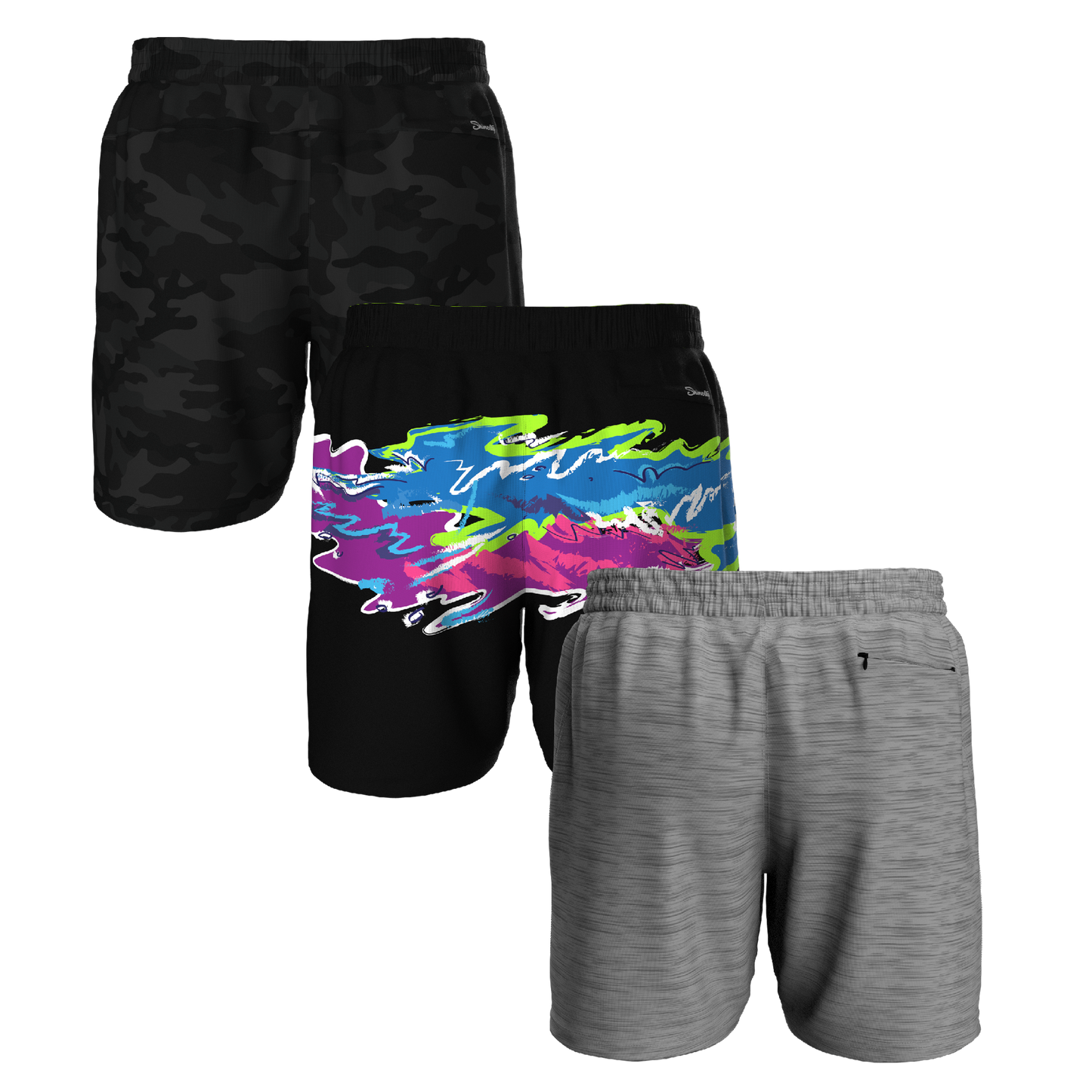 The Triple Threat | Ball Hammock® 5 Inch Athletic Shorts 3 Pack