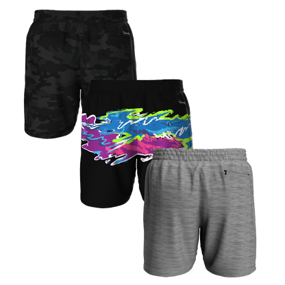 The Triple Threat | Ball Hammock® 5 Inch Athletic Shorts 3 Pack