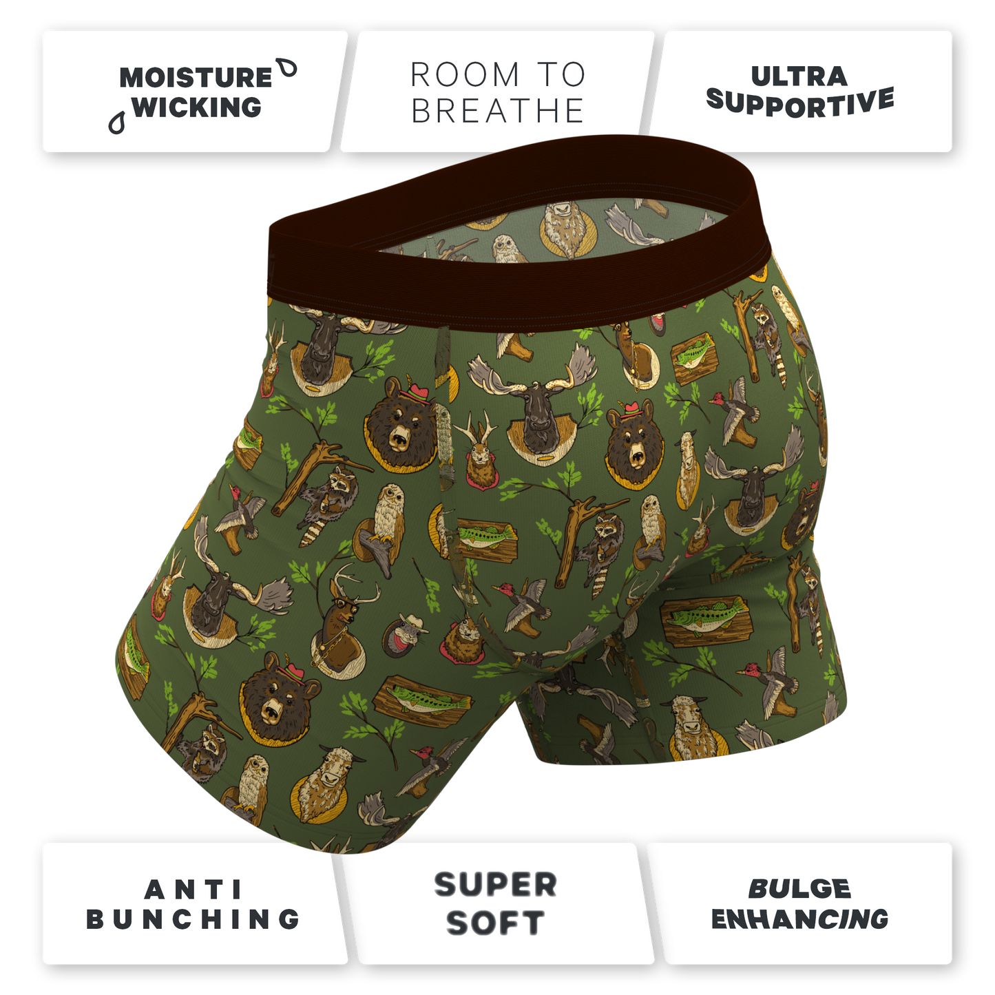 The Trophy Life | Taxidermy Ball Hammock® Pouch Underwear With Fly