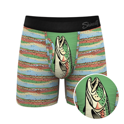 The Trout Of The Blue | Trout Skin Ball Hammock® Pouch Underwear With Fly