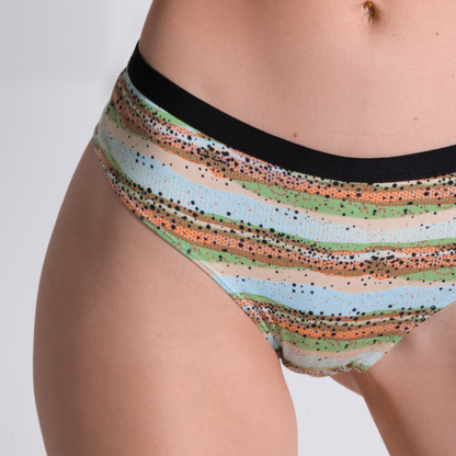 The Trout Of The Blue | Trout Skin Cheeky Underwear