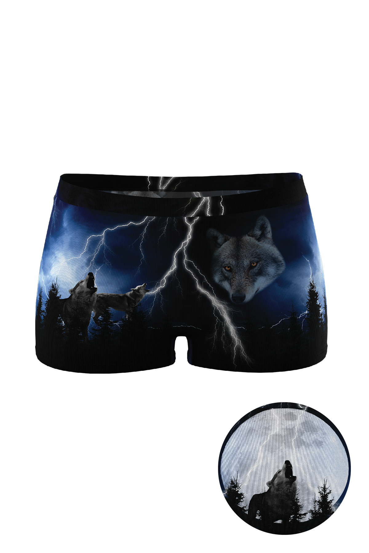 The Truck Stop Classic | Gas Station Wolf Modal Boyshort Underwear