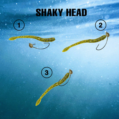 Reaction Tackle Tungsten Shaky Head Jigs 5-Pack