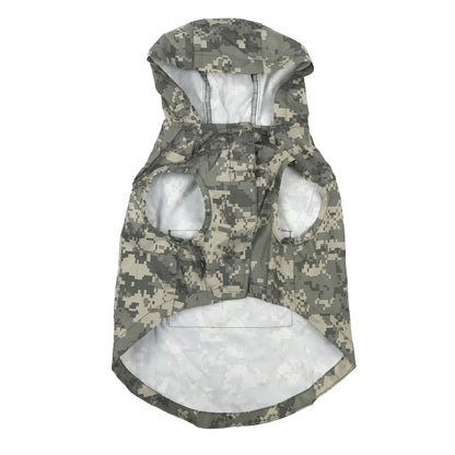 US Army Packable Dog Raincoat - Camo