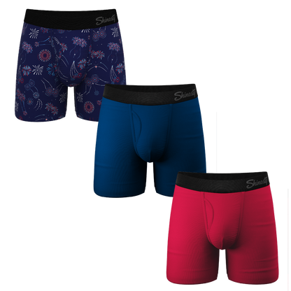 The USA 2024 Pack | Ball Hammock® Pouch Boxer Briefs with Fly 3 Pack