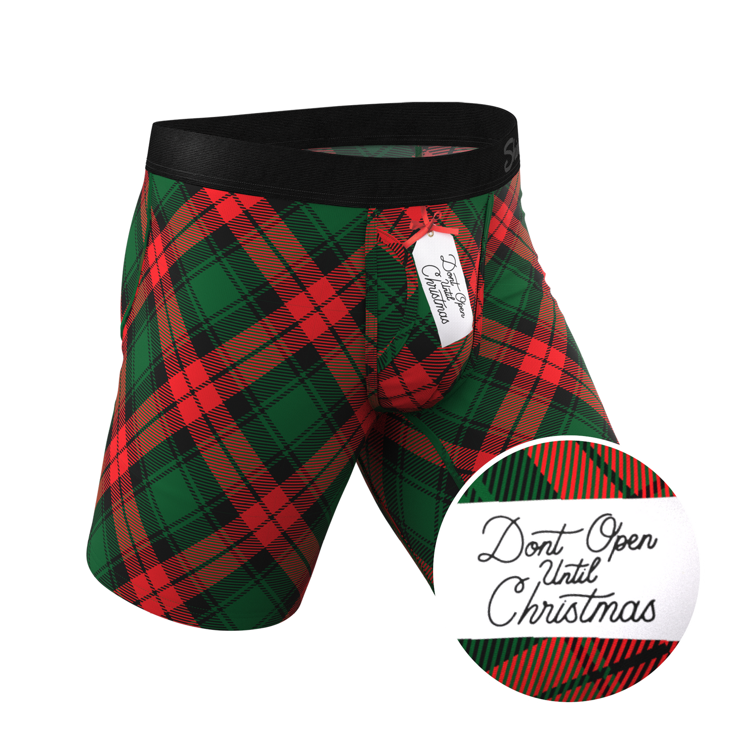 The Under the Mantel | Christmas Gift Long Leg Ball Hammock® Pouch Boxers With Fly