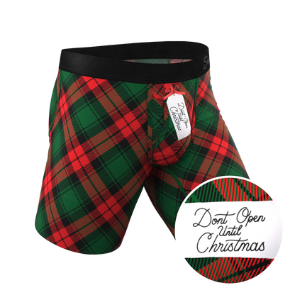 The Under the Mantel | Christmas Gift Long Leg Ball Hammock® Pouch Boxers With Fly