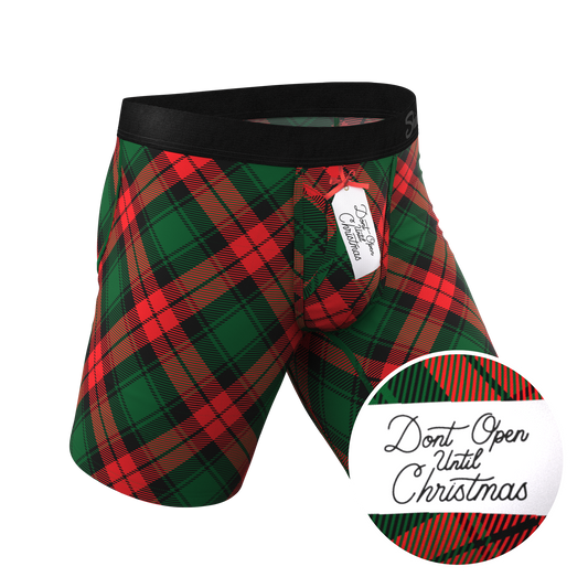 The Under the Mantel | Christmas Gift Long Leg Ball Hammock® Pouch Boxers With Fly