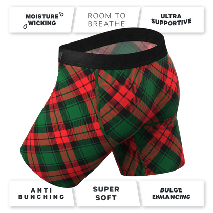 The Under the Mantel | Christmas Gift Long Leg Ball Hammock® Pouch Boxers With Fly