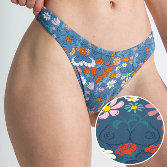 The Gardening Nips | Busty Floral MicroModal Thong