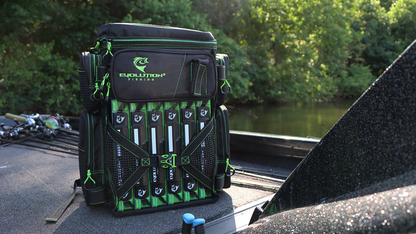 Drift Series 3600 Tackle Backpack with Rod Holders & QuikLatch Trays