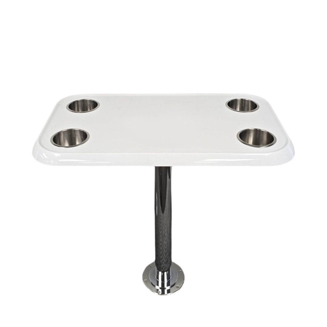 RV Side Tables | RV End Tables - Table Set - 6" Floor Plate System, Cocktail Design (6 colors)