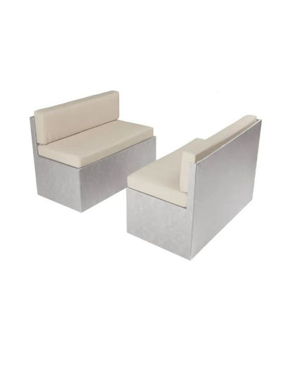 Dinette Replacement Cushions (Set of 2 Bottom & 2 Side Cushions) (4 Colors, 4 Sizes)