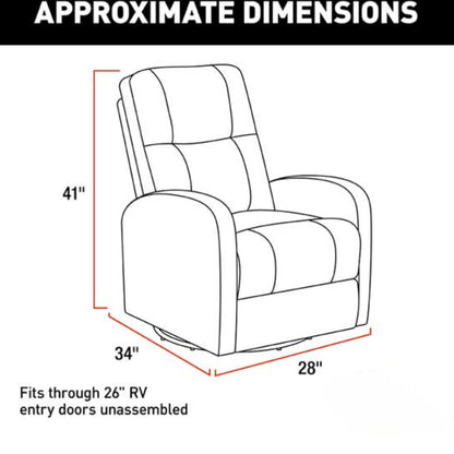 RV Pushback Recliner: (4) Colors