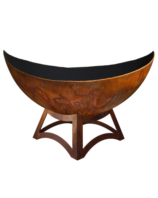 "Lunar" Fire Bowl with Hollow Base (Made In USA)