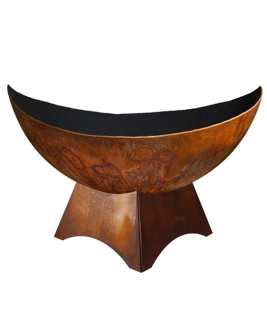 "Lunar" Fire Bowl with Standard Base (Made In USA)