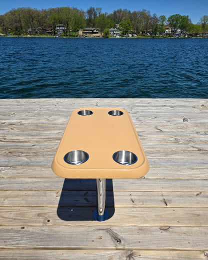 Boat Table Top With Mounting Bracket (6 colors): Waterproof