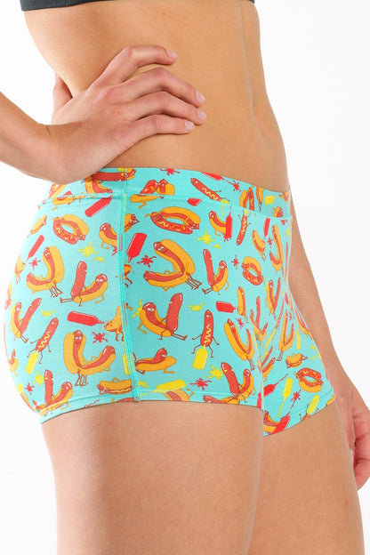 The Use a Condiment | Hot Dogs Modal Boyshort Underwear