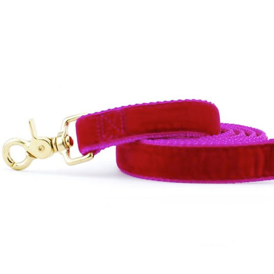 Raspberry Velvet Dog Leash