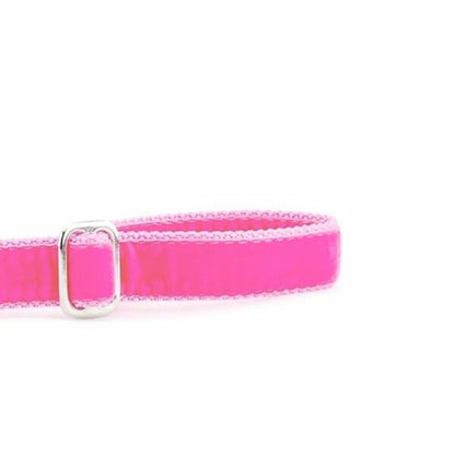 Shocking Pink Velvet Dog Leash