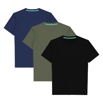 The Everyman™ Tee - 3 Pack | Crew Neck T-shirt 3 Pack ft. Super Stupid-Soft™ Fabric