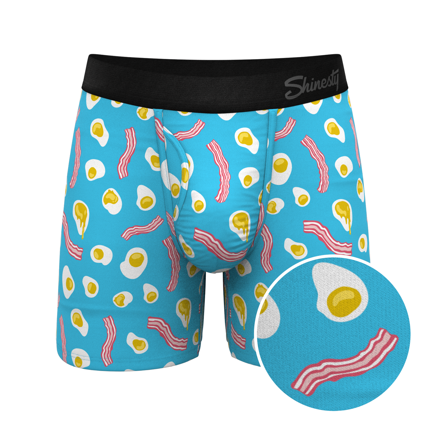 The Wakey Wakey | Eggs and Bacon Ball Hammock® Pouch Underwear With Fly