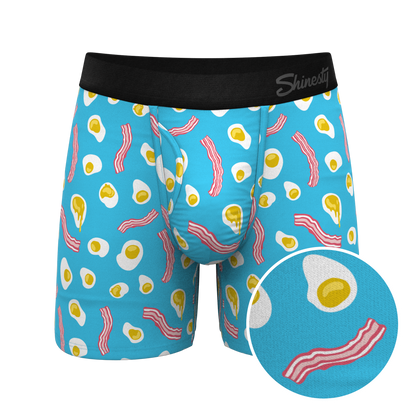 The Wakey Wakey | Eggs and Bacon Ball Hammock® Pouch Underwear With Fly