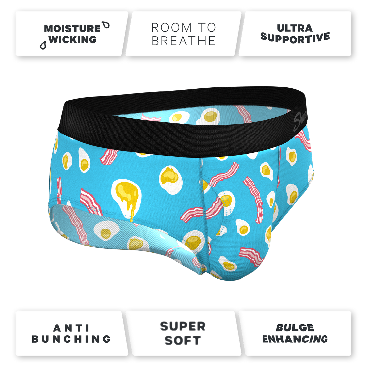 The Wakey Wakey | Eggs and Bacon Ball Hammock® Pouch Underwear Briefs