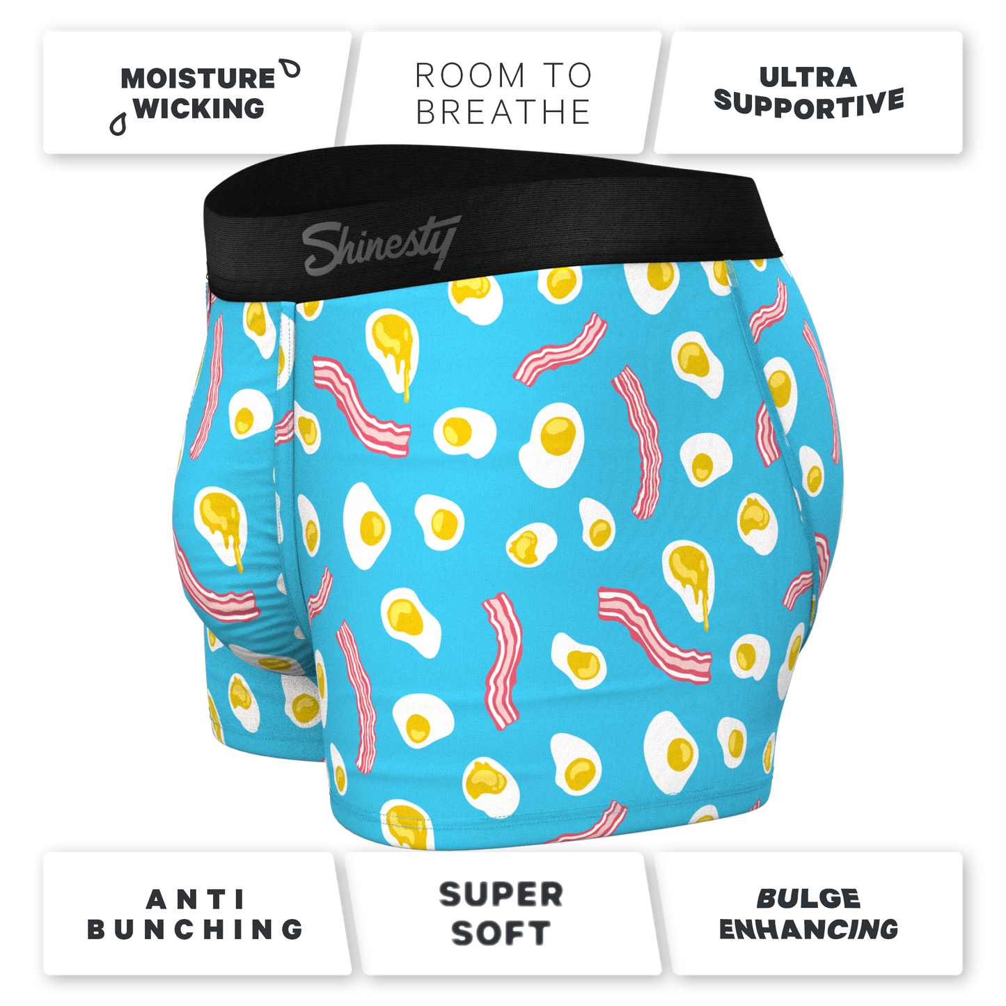 The Wakey Wakey | Eggs and Bacon Ball Hammock® Pouch Trunks Underwear