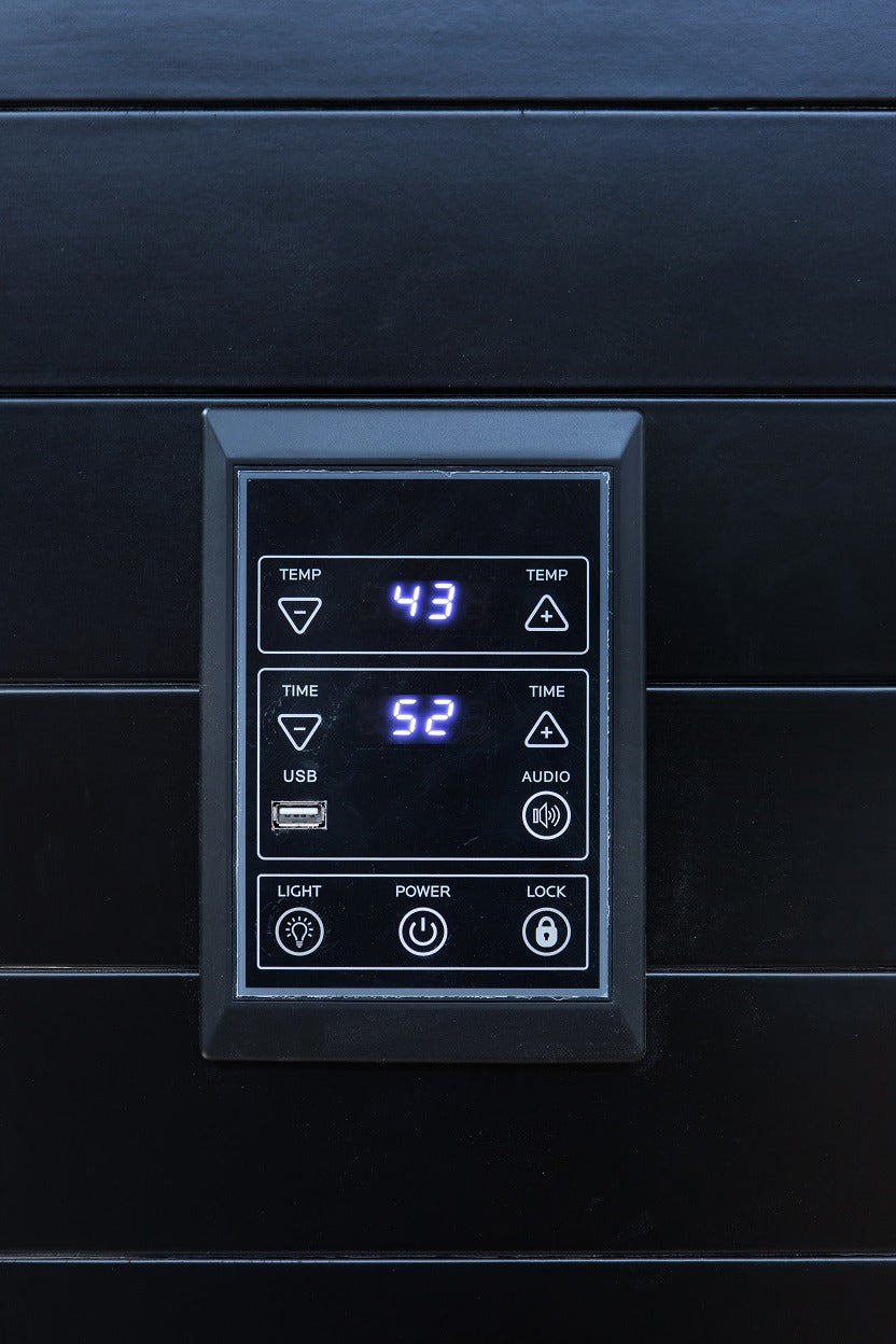 Peak Saunas Everest 2-Person Full Spectrum Infrared Sauna with XL Medical-Grade Red Light Therapy & Smart WiFi App Control