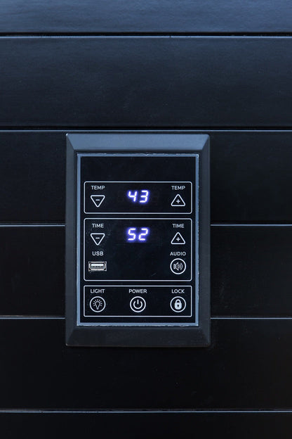 Peak Saunas Everest 2-Person Full Spectrum Infrared Sauna with XL Medical-Grade Red Light Therapy & Smart WiFi App Control