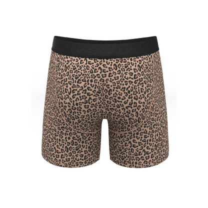 The Wild Cat | Leopard Print Ball Hammock® Pouch Underwear With Fly